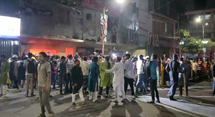 জাতীয় পার্টির কেন্দ্রীয় কার্যালয়ে ফের হামলা-ভাঙচুর