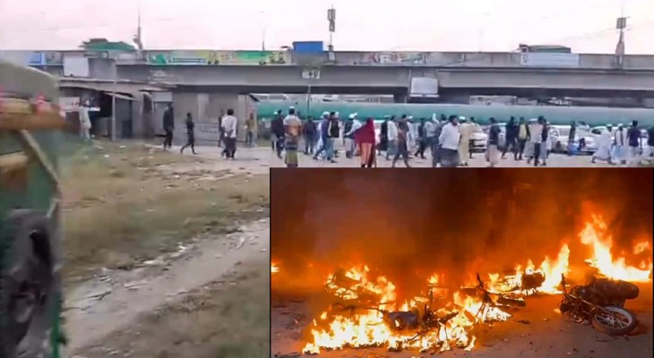 বিএনপির দুই গ্রুপের সংঘর্ষে আহত ১০, ক্যাম্প ভাঙচুর ও অগ্নিসংযোগ