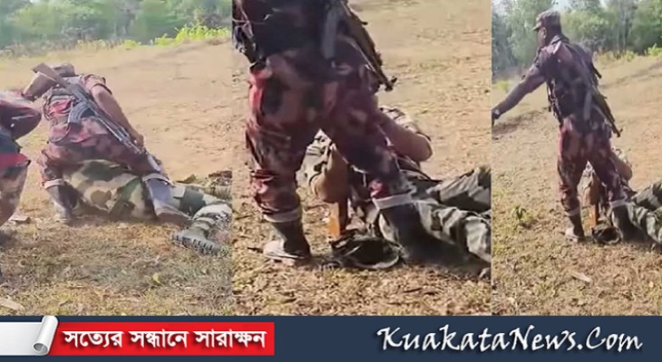 বাংলাদেশিকে ধরতে এসে পা ধরে মাফ চাইল বিএসএফ