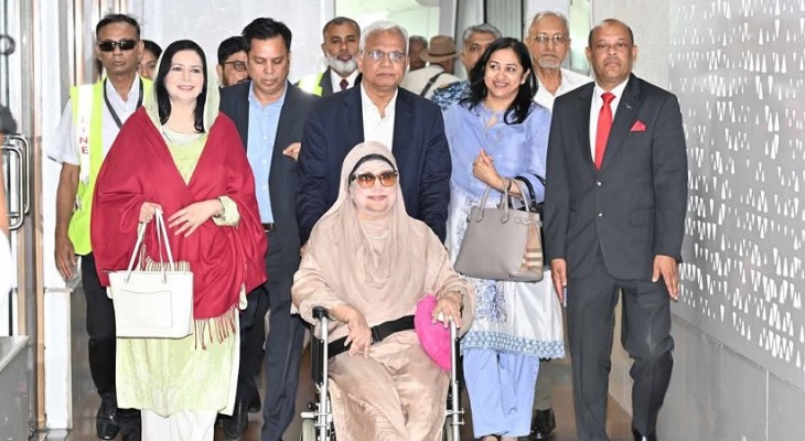 ‘ফিরোজা’-তে পৌঁছেছেন বিএনপি চেয়ারপারসন বেগম খালেদা জিয়া