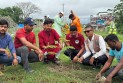 কুয়াকাটা সৈকত রক্ষা বাঁধে কৃষ্ণচ‚ড়া সহ ৬ হাজার গাছ চারা রোপণ