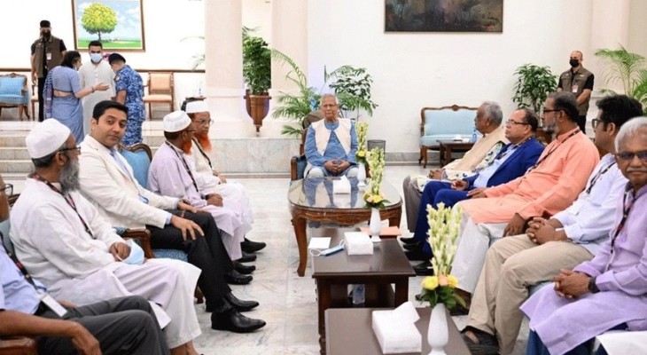 নির্বাচন করার অপচেষ্টাকে রুখে দিতে সবাইকে ঐক্যবদ্ধ থাকার আহ্বান প্রধান উপদেষ্টার