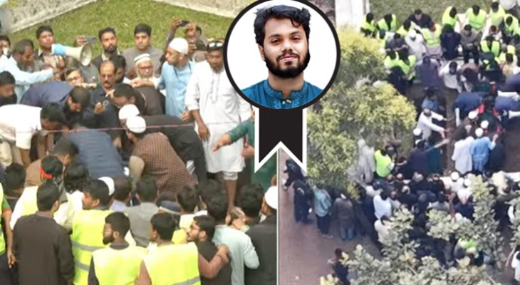 জাতীয় কবির সমাধির পাশে চিরনিদ্রায় শায়িত ওসমান হাদি