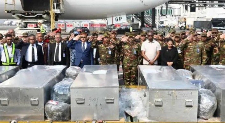 ৬ বাংলাদেশি শান্তিরক্ষীর জানাজা কাল, হবে সামরিক মর্যাদায় দাফন