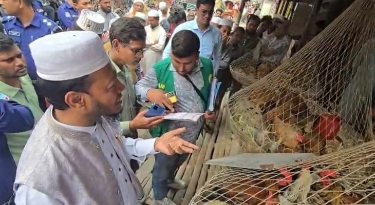 কুষ্টিয়ায় বাজার মনিটরিং করলেন সংসদ সদস্য আমির হামজা
