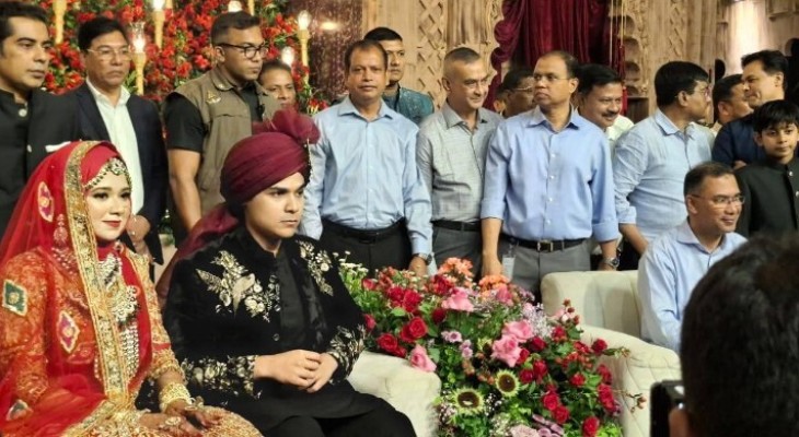 ভোলা-১ আসনের এমপি আন্দালিব পার্থর মেয়ের বিয়েতে প্রধানমন্ত্রী