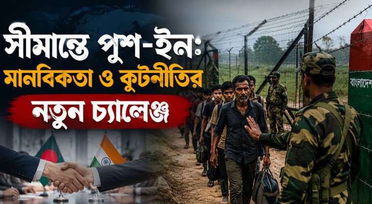 সীমান্তে পুশ-ইন: মানবিকতা ও কূটনীতির নতুন চ্যালেঞ্জ