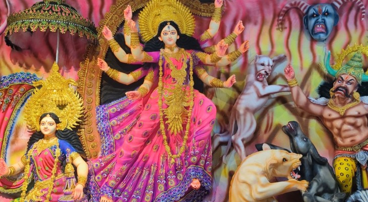 ধামরাইয়ে ২৩৪ মণ্ডপে দুর্গাপূজার প্রস্তুতি, নিরাপত্তায় বিশেষ নজর